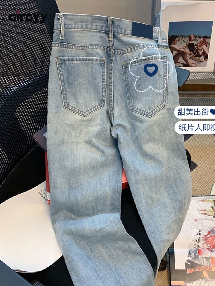 Circyy Jeans   ƮƮ  ÷ζ Ʈ Ƽ  ѱ     ̽Ʈ  2022 Ƿ